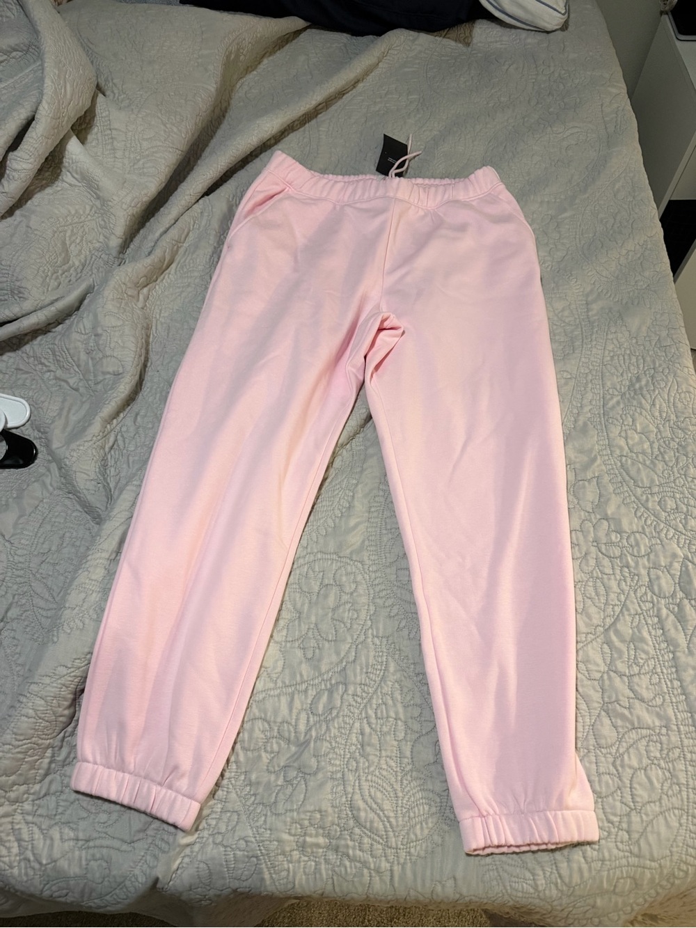 Fabletics Light Pink Drawstring Sweatpants - Picture 3 of 6